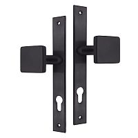 Ручки на планці ABARO Monaco FF фіксована-фіксована чорний