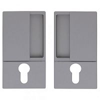 Ручки для міжкімнатних дверей AGB Wave PZ B300030001 нікель матовий 