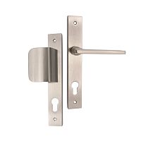 Ручки на планці OZEN Helen AL200-PH CR.ST Right права 85 мм фіксована-натискна сатин