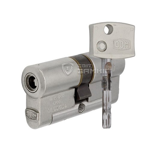 Циліндр DOM Diamant 84 (32*52) нікель сатин - Фото №1