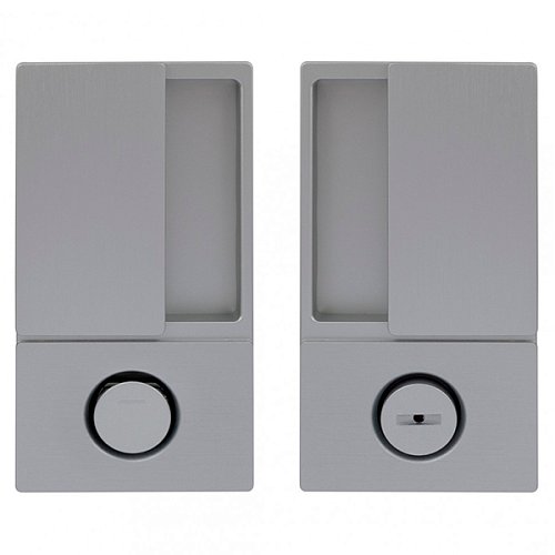 Ручки для міжкімнатних дверей AGB Wave WC B300020032 матовий хром - Фото №1