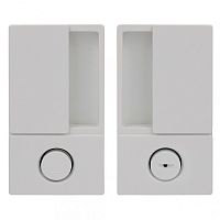 Ручки для міжкімнатних дверей AGB Wave WC B3000200FM білий матовий