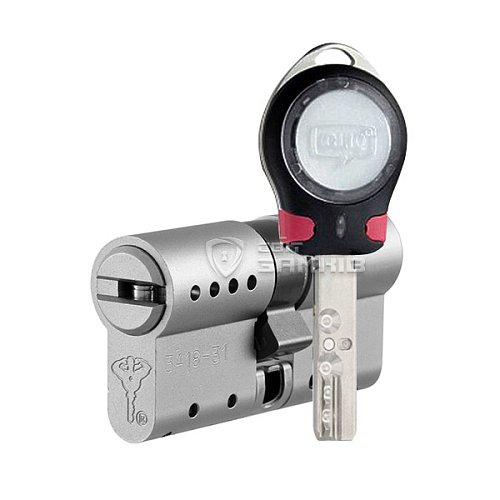 Циліндр MUL-T-LOCK MTL600/Interactive+ CLIQ 91 (60i*31) нікель сатин - Фото №1