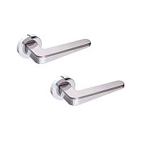 Ручки на розеті GAVROCHE Palladium Pd-Z2 CP/BN хром/чорний нікель