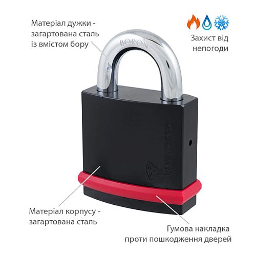 Замок навісний MUL-T-LOCK NE12L Interactive+ (3 ключа) - Фото №4