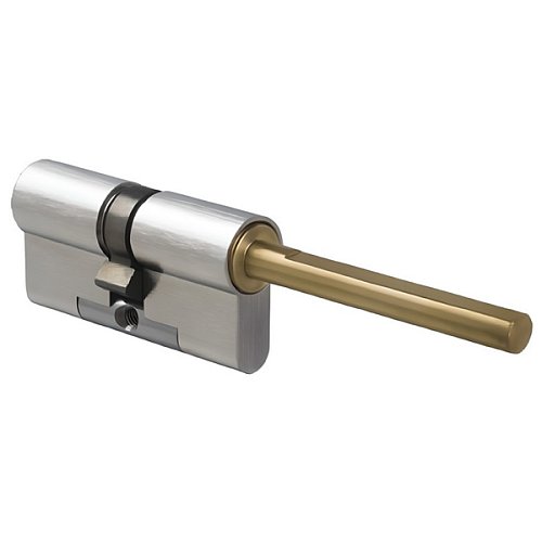 Циліндр EVVA 4KS 102Т (71*31T) зі штоком нікель сатин 3 ключі - Фото №10