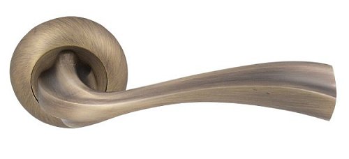 Ручки на розеті COMIT Calypso (CM-59) матова антична латунь - Фото №2