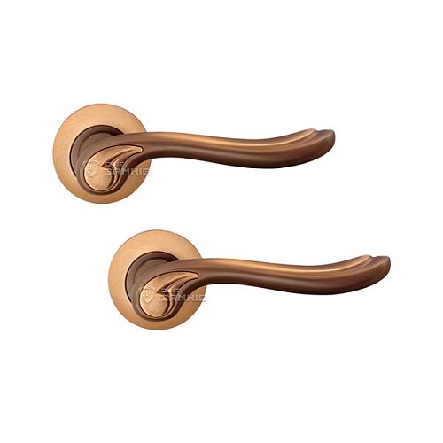 Ручки на розеті MVM Z-1311 (T3-E9) MACC матова бронза - Фото №1