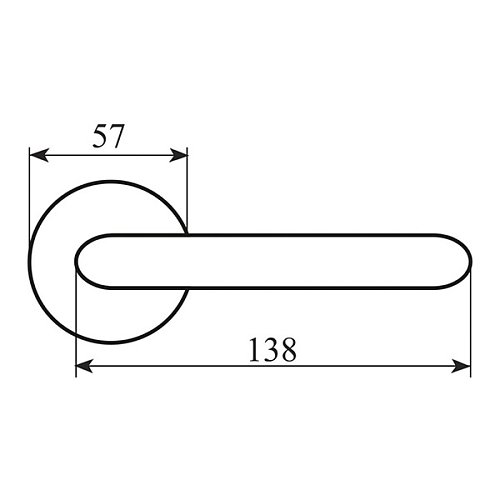 Ручки на розеті FIMET Lady 148 (231C) F23 антична бронза/бежевий фарфор - Фото №3