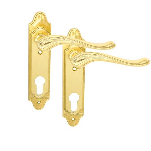 Ручки на планці Рубіно к/п 72 W OLV золото - Фото №1