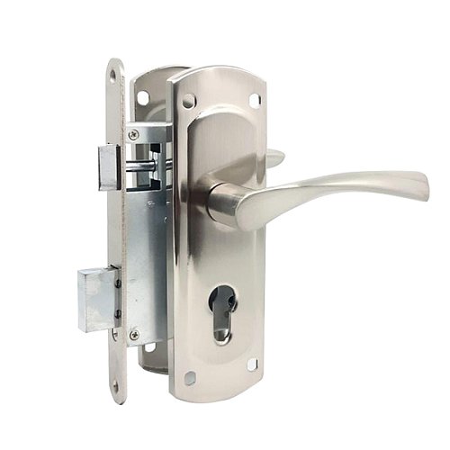 Комплект замка KEDR 1423 (BS55*58,5мм) (аналог APECS) NI нікель - Фото №1