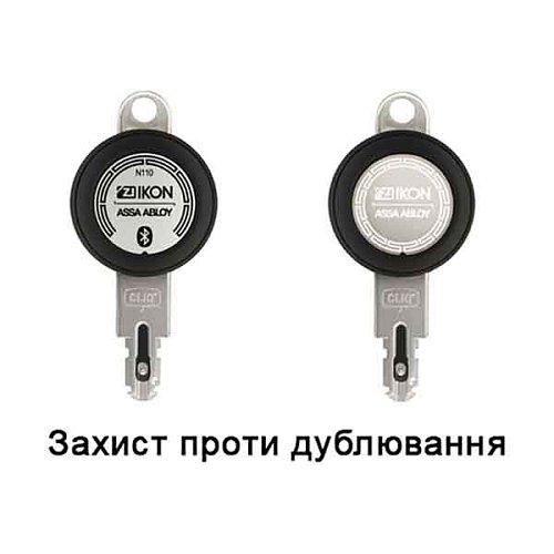 Циліндр IKON e-CLIQ 90T (45i*45T) нікель сатин - Фото №9