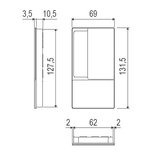 Ручки для міжкімнатних дверей AGB Wave WC B300020032 матовий хром - Фото №8
