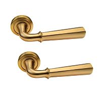 Ручки на розеті FADEX Denver 424V S01 матова латунь