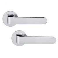 Ручки на розеті COMIT Cloud тонка розета хром