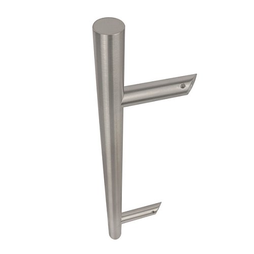 Ручка скоба ABARO Bali 45° L:600 X:400 D:32mm SS 304 нерж. сталь (половинка) - Фото №2