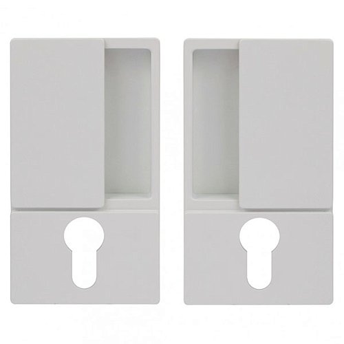 Ручки для міжкімнатних дверей AGB Wave PZ B3000300FM білий матовий - Фото №1