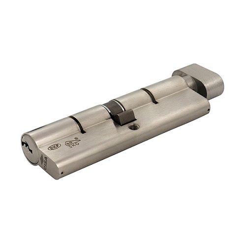 Циліндр CISA C3000 90T (45*45T) нікель матовий 3 ключі - Фото №3