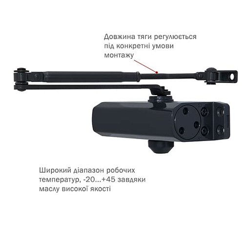 Дотягувач RYOBI 9903 STD до 60кг Сірий Антрацит - Фото №3