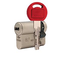 Циліндр половинка CISA Astral Tekno PRO 40 (30*10) нікель матовий 3 ключі