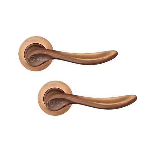 Ручки на розеті MVM Z-1312 (T3-E9) MACC матова бронза - Фото №1