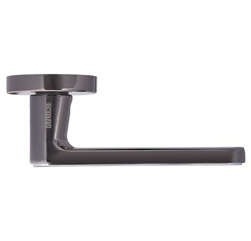 Ручки на розеті GAVROCHE Barium Ba-Z28 BN/CP чорний нікель/хром - Фото №3