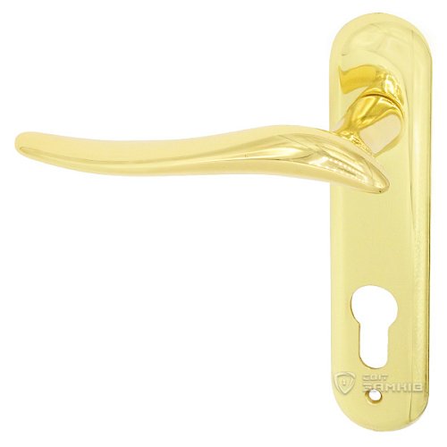 Ручки на планці Гамма к/п 72 W OLV золото - Фото №3