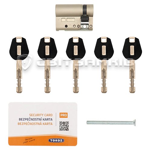 Циліндр половинка TOKOZ Pro300 50 (40*10) нікель матовий - Фото №5