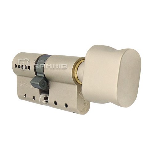 Циліндр MUL-T-LOCK MTL800/MT5+ MOD 95T (45*50T) (модульний) нікель сатин - Фото №3