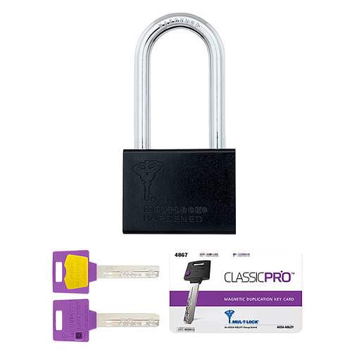 Замок навісний MUL-T-LOCK M10/C2 ClassicPRO довга дужка (2 ключа) - Фото №5