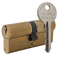 Циліндр CISA LL 08010 80 (40*40) латунь матова