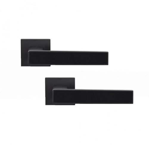 Ручки на розеті COMIT Adamant матовий чорний - Фото №1