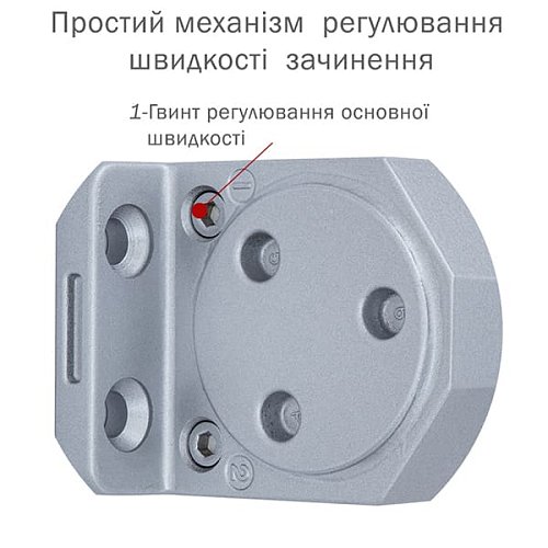 Дотягувач RYOBI DS-3550P BC/DA PRL HO з фіксацією до 100кг Сірий - Фото №6