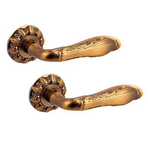 Ручки на розеті APECS Rene H-2415-Z AN античний - Фото №1