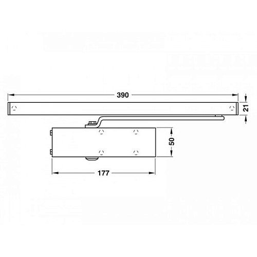Дотягувач GEZE TS 1500 SLD до 40кг Білий - Фото №2