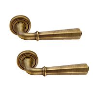 Ручки на розеті FADEX Denver 424V B02 бронза матова