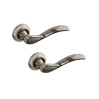 Ручки на розеті GAVROCHE Indium AL-A5 AB бронза