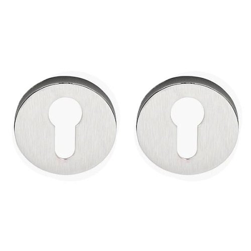 Накладки на серцевину COLOMBO FF13 матовий хром