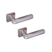 Ручки на розеті GAVROCHE Cromium AL-A1 SN/CP нікель/хром