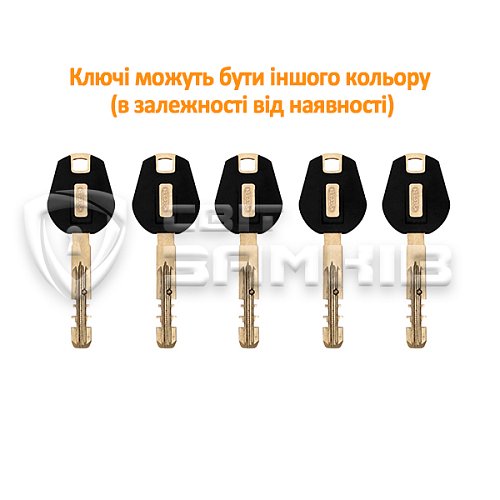 Циліндр половинка TOKOZ Pro300 75 (65*10) нікель матовий - Фото №4