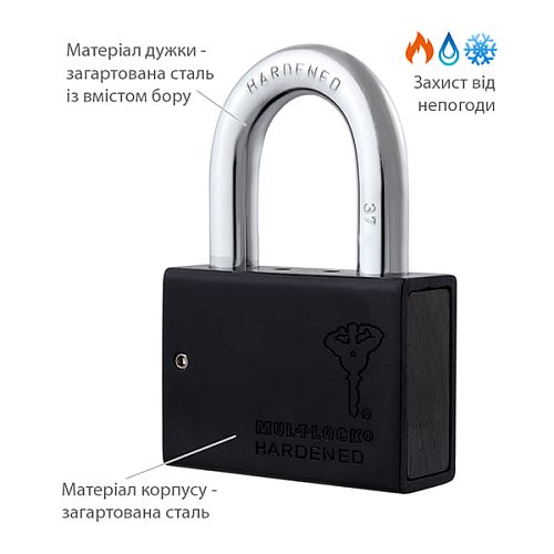 Замок навісний MUL-T-LOCK M13/C1 ClassicPRO (2 ключа) - Фото №4