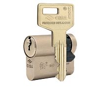 Циліндр половинка CISA C3000 40 (30*10) нікель матовий 3 ключі