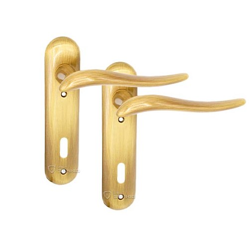 Ручки на планці Гамма к/п 72 KL OGR бронза - Фото №1