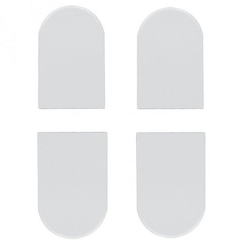 Комплект ковпачків AGB E302001191 для завісу Eclipse 2.0 білий - Фото №1