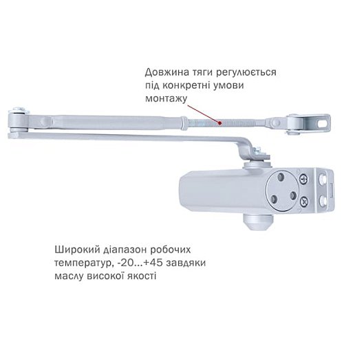 Дотягувач RYOBI 9903 STD до 60кг Сірий - Фото №3