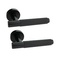 Ручки на розеті FORME City 335A N52 чорний матовий