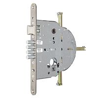Механізм замка MUL-T-LOCK M265 4-х спрямований (BS65*90мм) хром полірований без зв.планки
