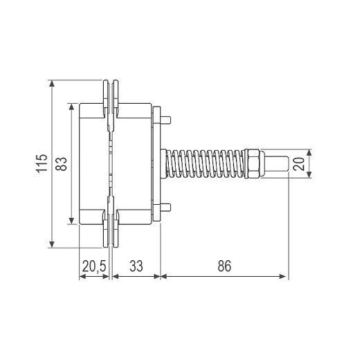 Завіс AGB Eclipse 3.2 HD Self з дотягувачем матовий хром - Фото №5