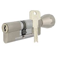 Циліндр EVVA 4KS 107T (71*36T) нікель сатин 3 ключі