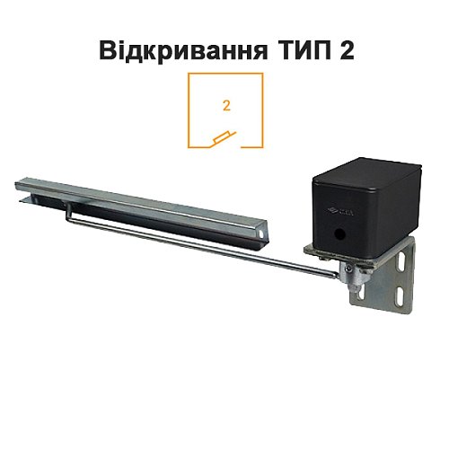 Дотягувач для хвіртки CISA C1310.11.2 пружинний до 55кг правий чорний - Фото №2